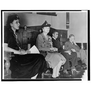 Eleanor Roosevelt,in church,Ruby Hurley,Walter F. White,NAACP meeting 
