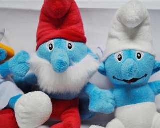 New Smurfs 10 soft plush toy doll_L4 3pcs  