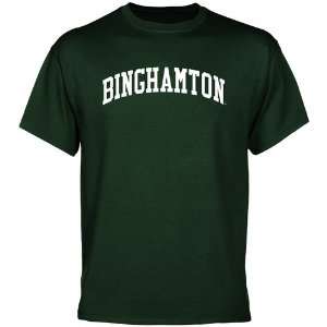  Binghamton Bearcats Basic Arch T Shirt   Green