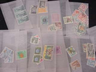 WORLDWIDE COLLECTION MANY STAMPS UNCHECKED GLASSINES EARLY MID++ 