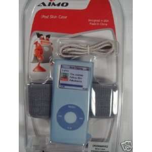  iPod Nano Skin Case Belt Lanyard Armband Gen.2 Blue 