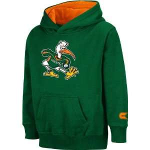 Miami Hurricanes Kids 4 7 Green Automatic Hooded Sweatshirt  