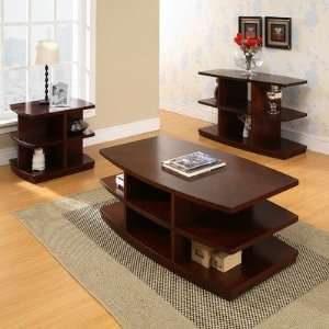  Citadel Cocktail Table Set in Multi Step Cherry Furniture 