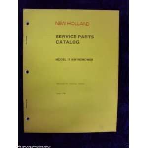    New Holland 1118 Windrower OEM Parts Manual New Holland Books