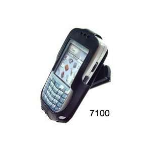  Blackberry Premium 7100 Elite Leather Case + Belt Clip 