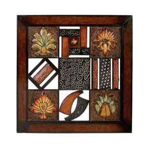  Floral Abstract Metal Wall Art Decor