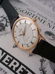 Vintage 1960s OMEGA Genève Automatic RoseGold ~Pie Pan Dial~ Cal 552 