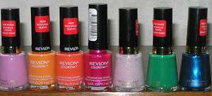   Revlon Enamel Nail Color Nail Polish 7 Rainbow Of Colors New Shades