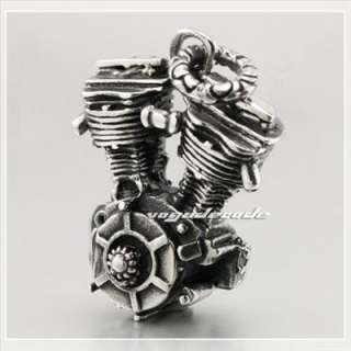 316L Stainless Steel Motorcycle Engine Pendant 4T022  
