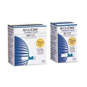  Accu Chek® Comfort Curve Test Strips (Box) Packs Per Box 