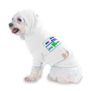   Marine Hooded (Hoody) T Shirt with pocket for your Dog or Cat LARGE