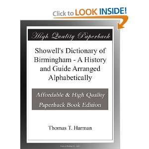  Showells Dictionary of Birmingham   A History and Guide 