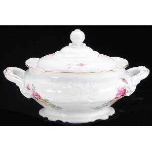   Bouquet Fine China Covered Vegetable Dish 