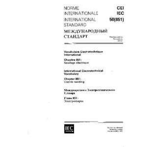  IEC 60050 851 Ed. 1.0 t1991, International 