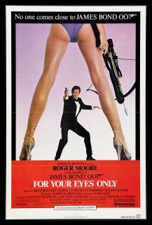   EYES ONLY * 1981 1SH ORIG MOVIE POSTER JAMES BOND 007 CineMasterpieces