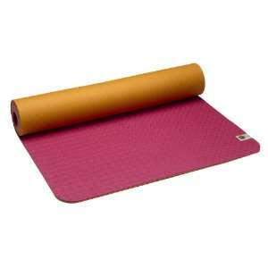  Red/ Orange Lotuspad Eco Yoga Mat 24 X 72 X 3/16 (5mm 