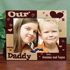  Personalized Family Hearts Picture Frame