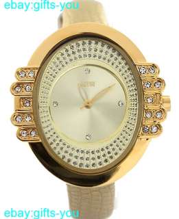 Rose Gold Tone Watchcase Ladies Women Fashion Crystal Case Fashion 