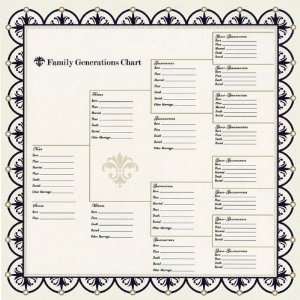   Generation Chart Paper Embossed Cardstock   Pack of 15 Toys & Games