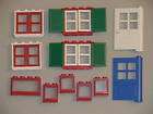 LEGO MINIFIG WINDOWS & DOORS HOUSE & BUILDING PARTS LOT
