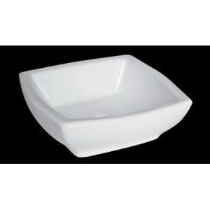   Metro White Vitreous China Over Counter Vessel Sink: Home Improvement