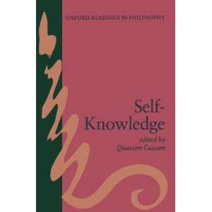  Self Knowledge (Oxford Readings in Philosophy 
