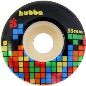  Skateboard Wheels HUBBA WHEELS TETRISES 53MM: Sports 