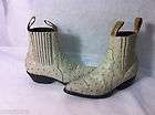 Pastizal Mens Ankle High Cowboy Boots Full Quill Ostrich Size 7 C