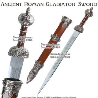 31 Gladius Roman Sword Gladiator Julius Caesar w/ Std  