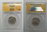 Washington Quarters Graded By Anacs (Includes 32 D MS 60 + 7 Other 