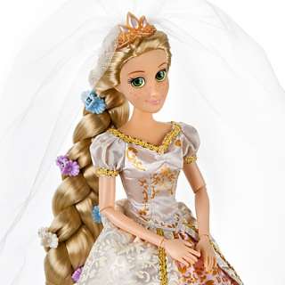 Disneys newest princess, Rapunzel, looks dreamy in her wedding gown 