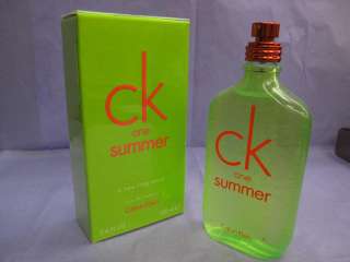 CK ONE SUMMER 2012 EDITION 3.4 FL oz / 100 ML Eau De Toilette Spray 