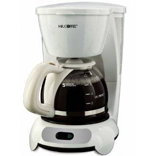 Mr. Coffee TF6 5 Cup Switch Coffeemaker, White