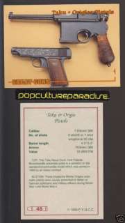 TAKU & ORTGIES PISTOLS Handguns Firearm GREAT GUNS CARD  