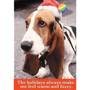 Warm & Fuzzy Dog   Boxed Holiday Christmas Greeting Cards   Set of 10 