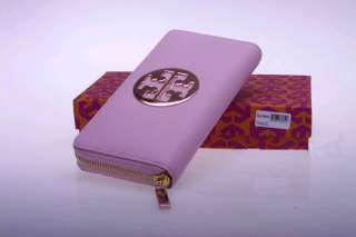   tory burch leather clutch wallet 3colourblack /gold /pink  