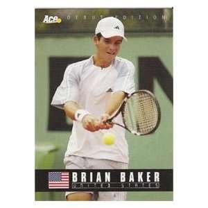  Brian Baker Tennis Card: Sports & Outdoors