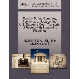   Pleadings (9781270668718) ROBERT S ALLEN, R H MCROBERTS Books
