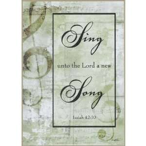  Sing Unto The Lord a New Song Plaque