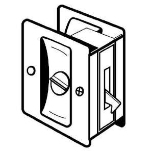   JO PDL101609 Antique Brass Privacy Pocket Door Lock: Home Improvement