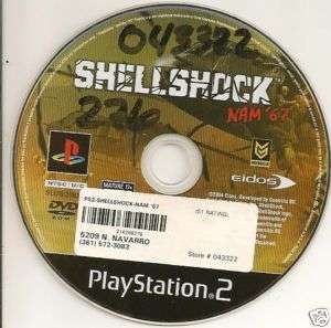 PS2 PS3 SHELLSHOCK NAM 67 DISC ONLY W/PACKAGE GAME  