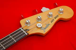 New Fender ® Modern Player Jazz Bass, J Bass, Black Transparent 