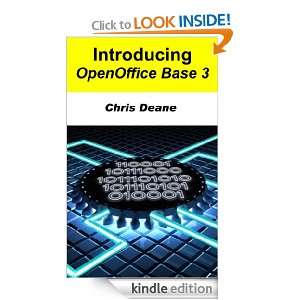 Introducing OpenOffice Base 3 Chris Deane  Kindle Store