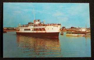 1950s? Boat Siasconset Nantucket Island Hyannis MA PC  
