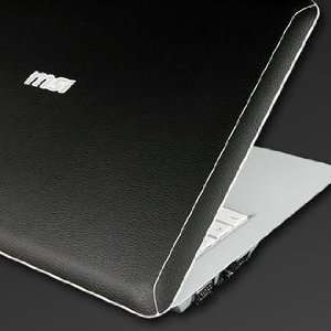    MSI X340 Laptop Cover Skin [Deepblack Leather] Electronics