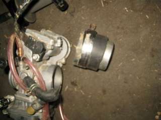   carb that was removed from a 2002 ktm 520 mxc this comes with throttle