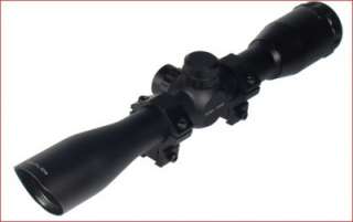 Leapers 4x32 MilDot Rifle Scope +Flip Caps+ Mount Rings 4712274526297 