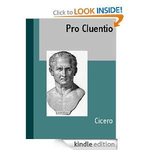 Pro Cluentio (LATIN) (Latin Edition) Cicero  Kindle Store