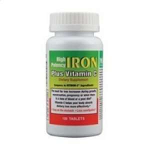 Mason Vitamins Mason Natural High Potency Iron plus vitamin C tablets 