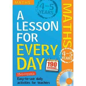  Maths Ages 4 5 (Lessons for Every Day) (9781408125434 